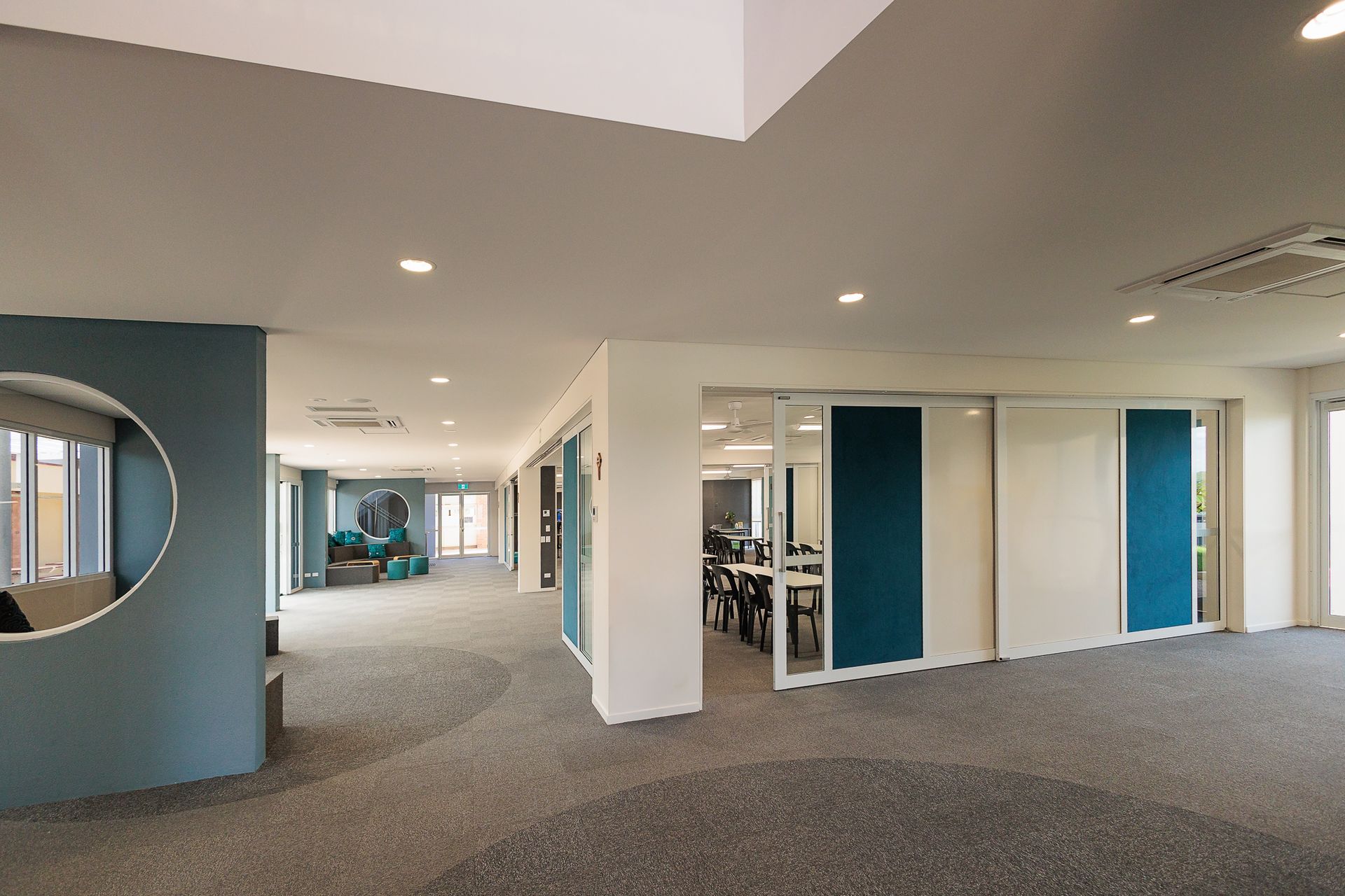 Spacious Empty Office Interior With Carpet — BOLD Architecture + Interior Design In Mackay, QLD