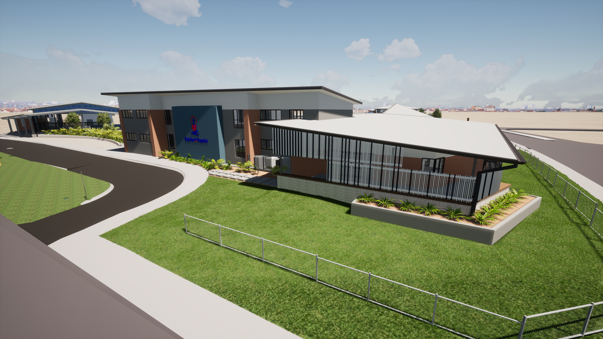 Modern Building With Angled Roof, Glass and Wood Accents — BOLD Architecture + Interior Design In Mackay, QLD