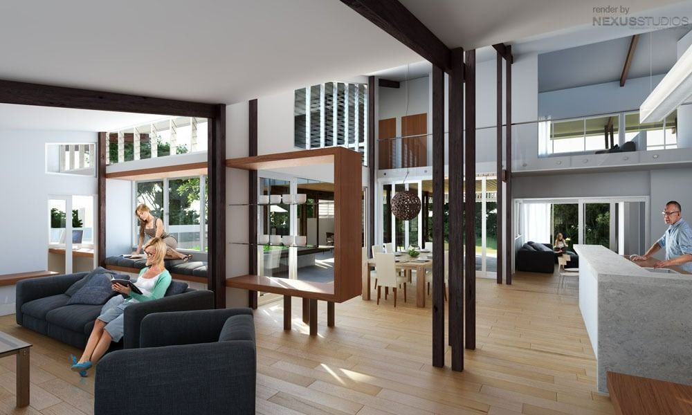 Interior Rendering of A Modern Home — BOLD Architecture + Interior Design In Mackay, QLD