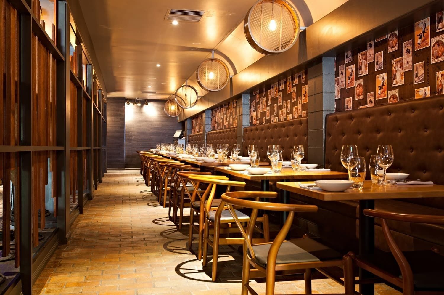 Restaurant Interior with Tables, Chairs, and Decorative Wall Panels — BOLD Architecture + Interior Design In Mackay, QLD