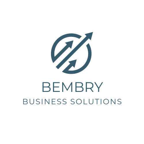 A logo for a company called bembry business solutions.