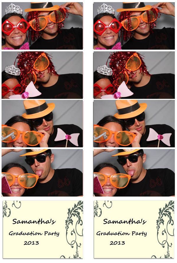 Photo booth strips from 