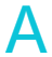 Turquoise letter 