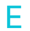 Turquoise letter 