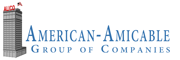 A logo for the american amicable group of companies
