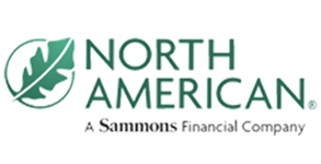 A logo for north american a sammons financial company