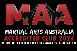 Martial Arts Australia logo: Red 