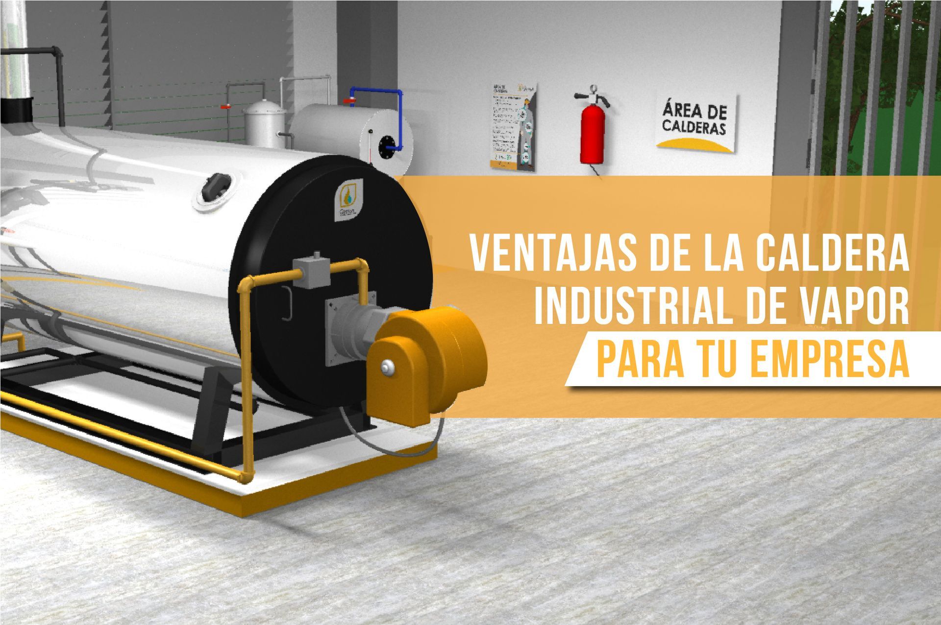 Caldera industrial de vapor Caldera industrial de vapor