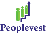 A blue and green logo for people vest