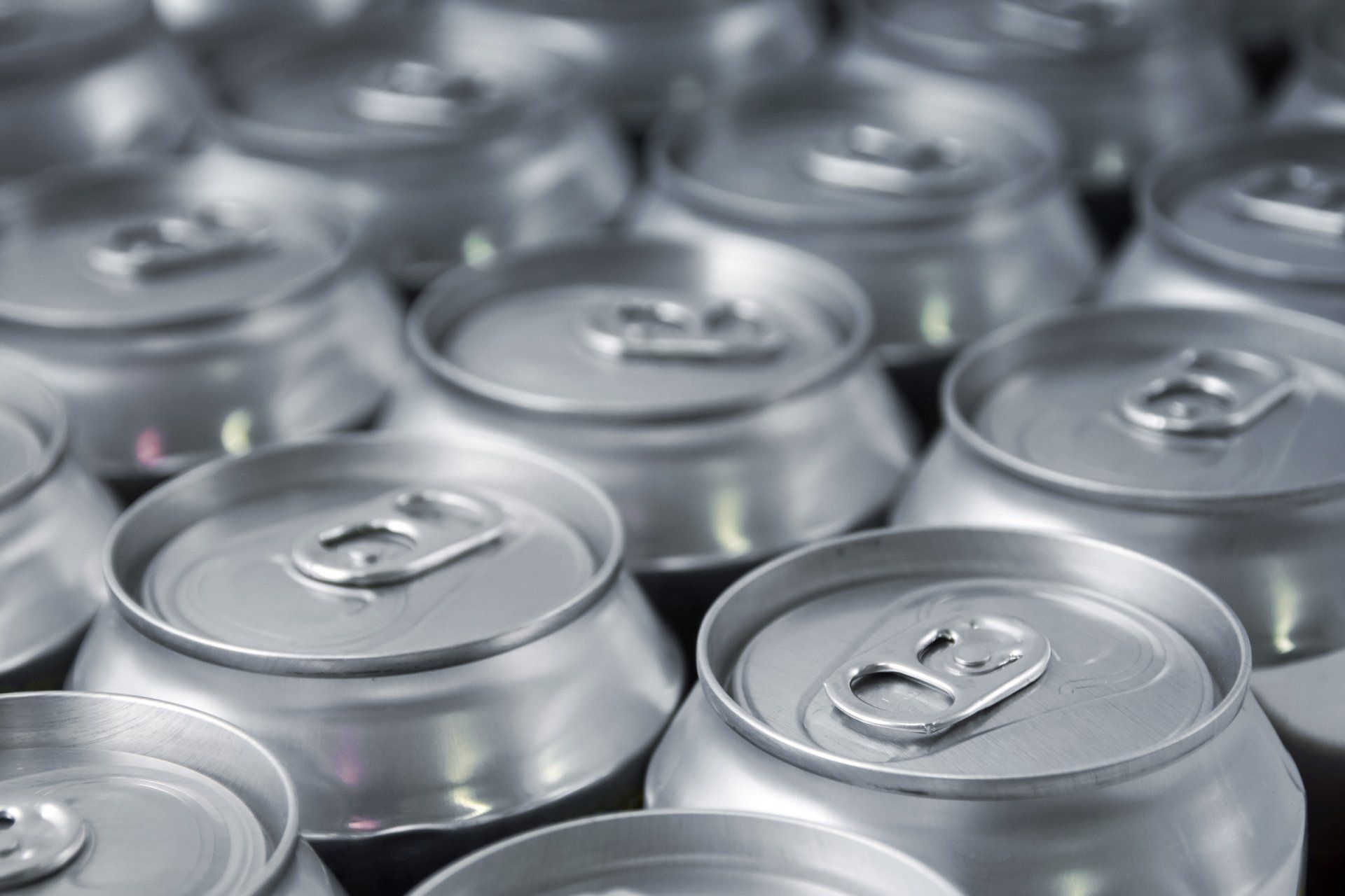 Beer Cans In Rows - Hagerstown, MD - Maryland Metals Inc.