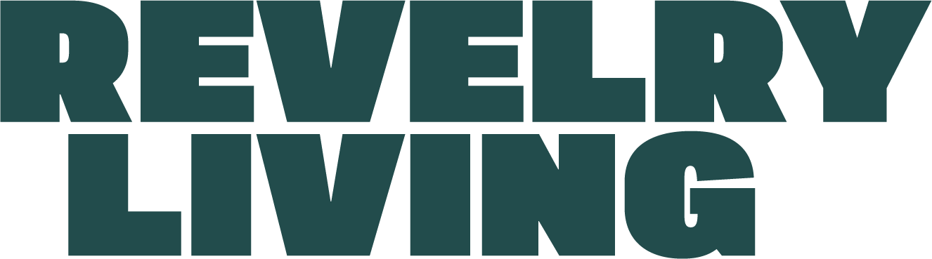 Revelry Living logo.