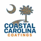 Coastal Carolina Coatings logo with a crescent moon, palm tree, and blue-orange text