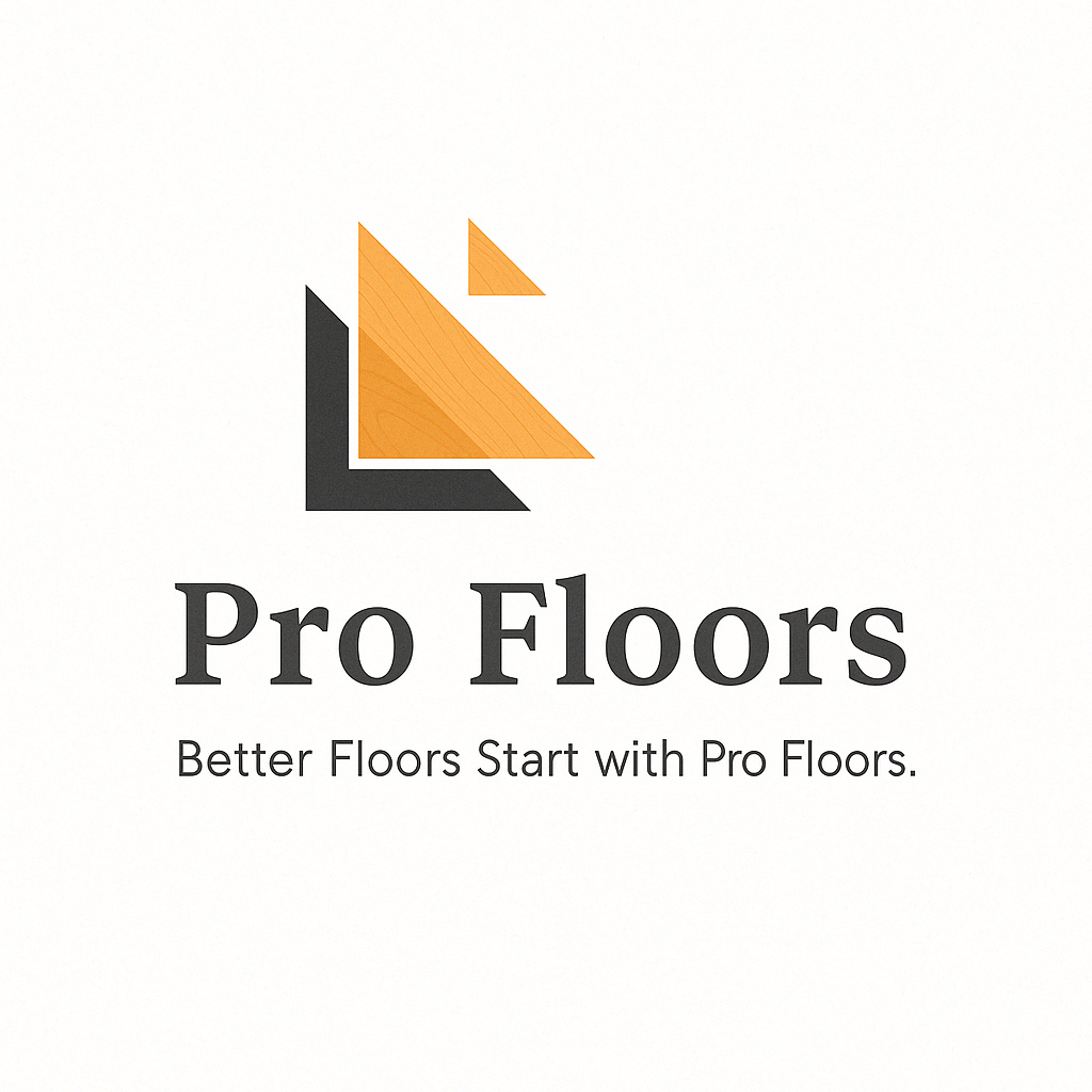 Pro Floors Inc. logo β Minnesota-based flooring company specializing in vinyl plank, laminate