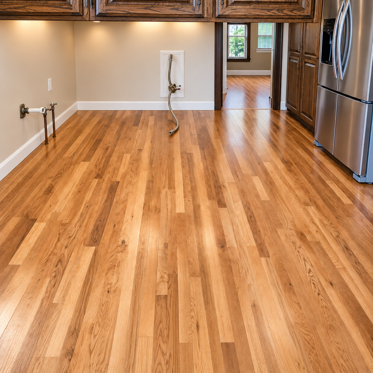 Hardwood flooring installation in Andover, MN by Pro Floors