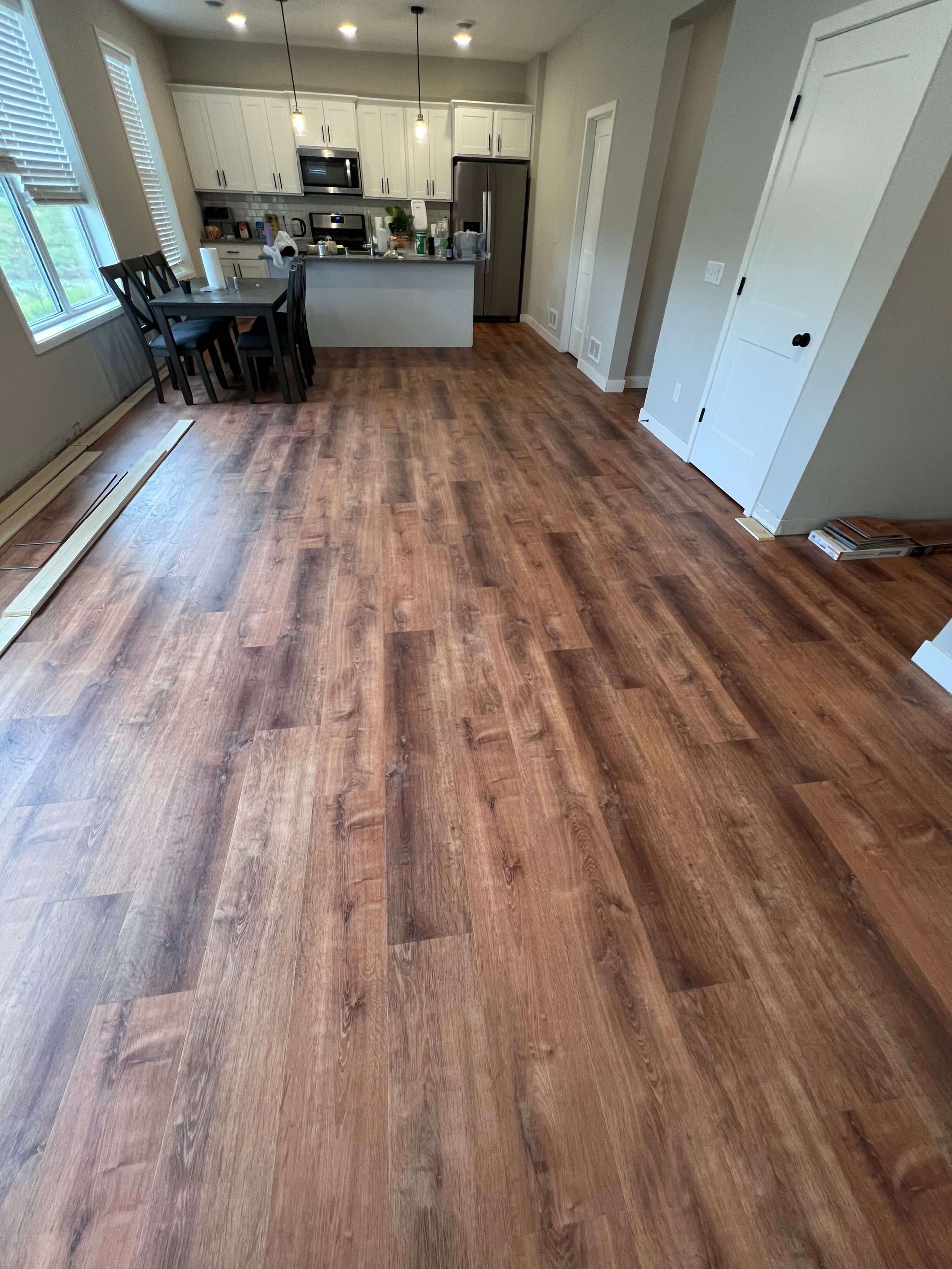 Flooring installation in Living room