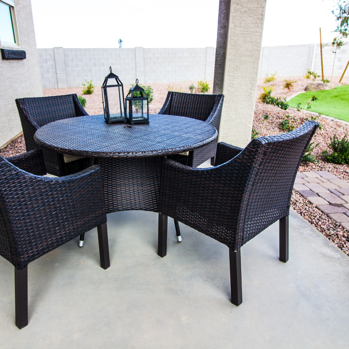 concrete patio
