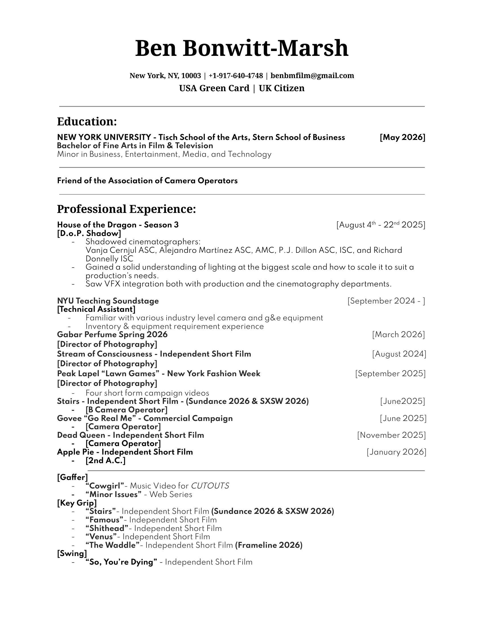 An Image of my Resume
A download button can be found at the top of the page