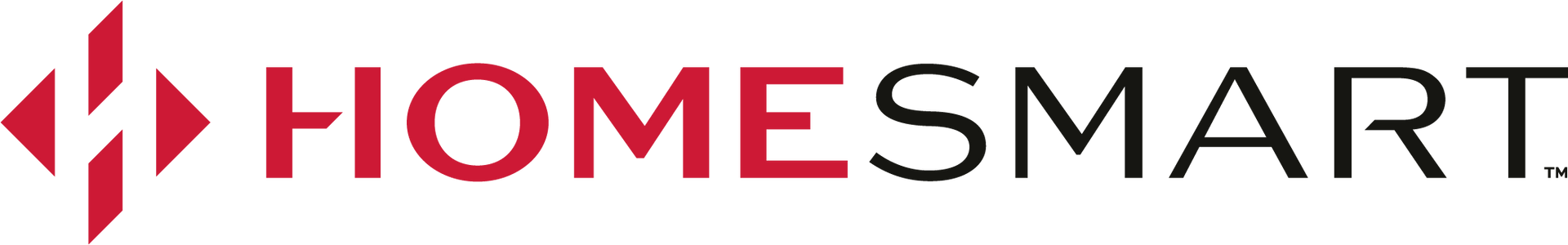 HomeSmart logo in red and black on a white background