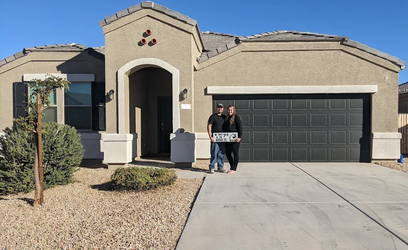 New home buyers in Florence, Arizona