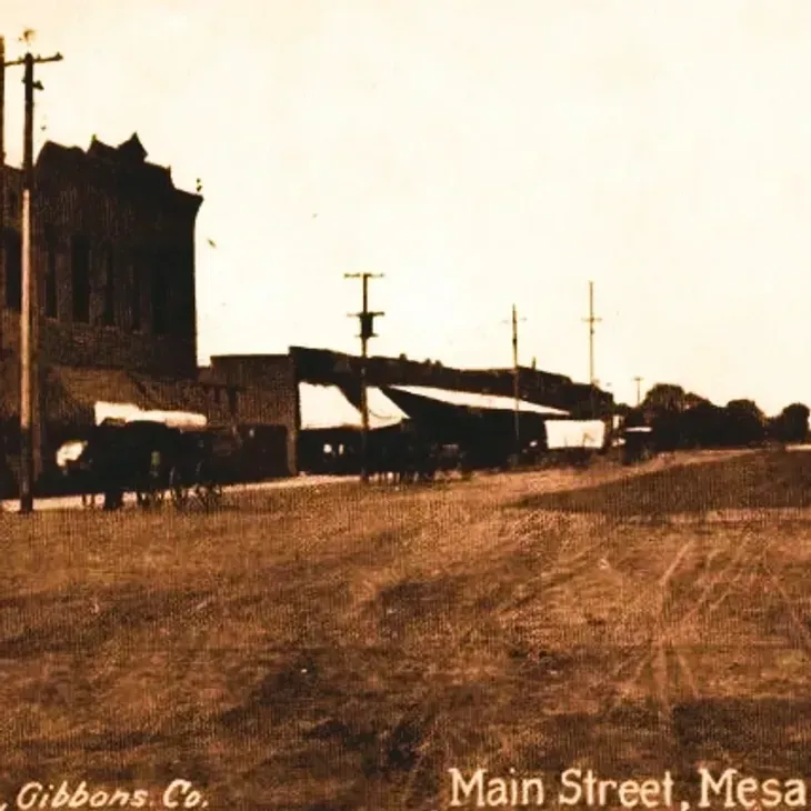 Historical Main Street in Mesa, Arizona