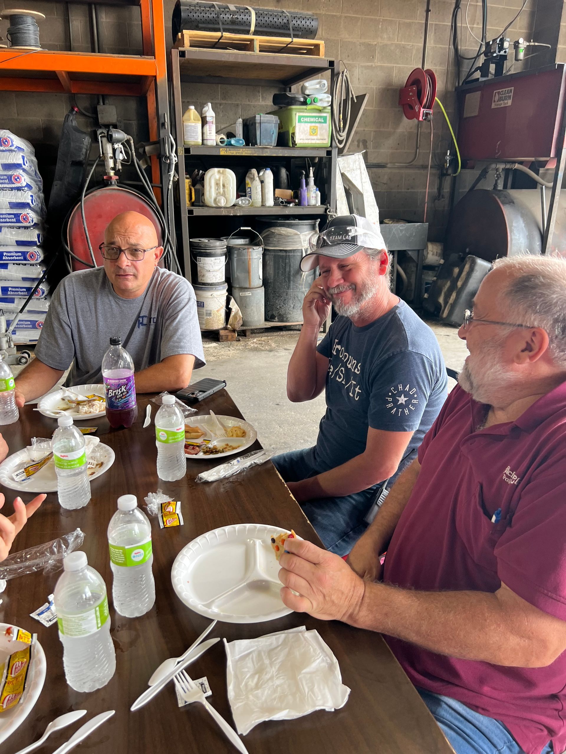 HTC employees enjoying lunch 