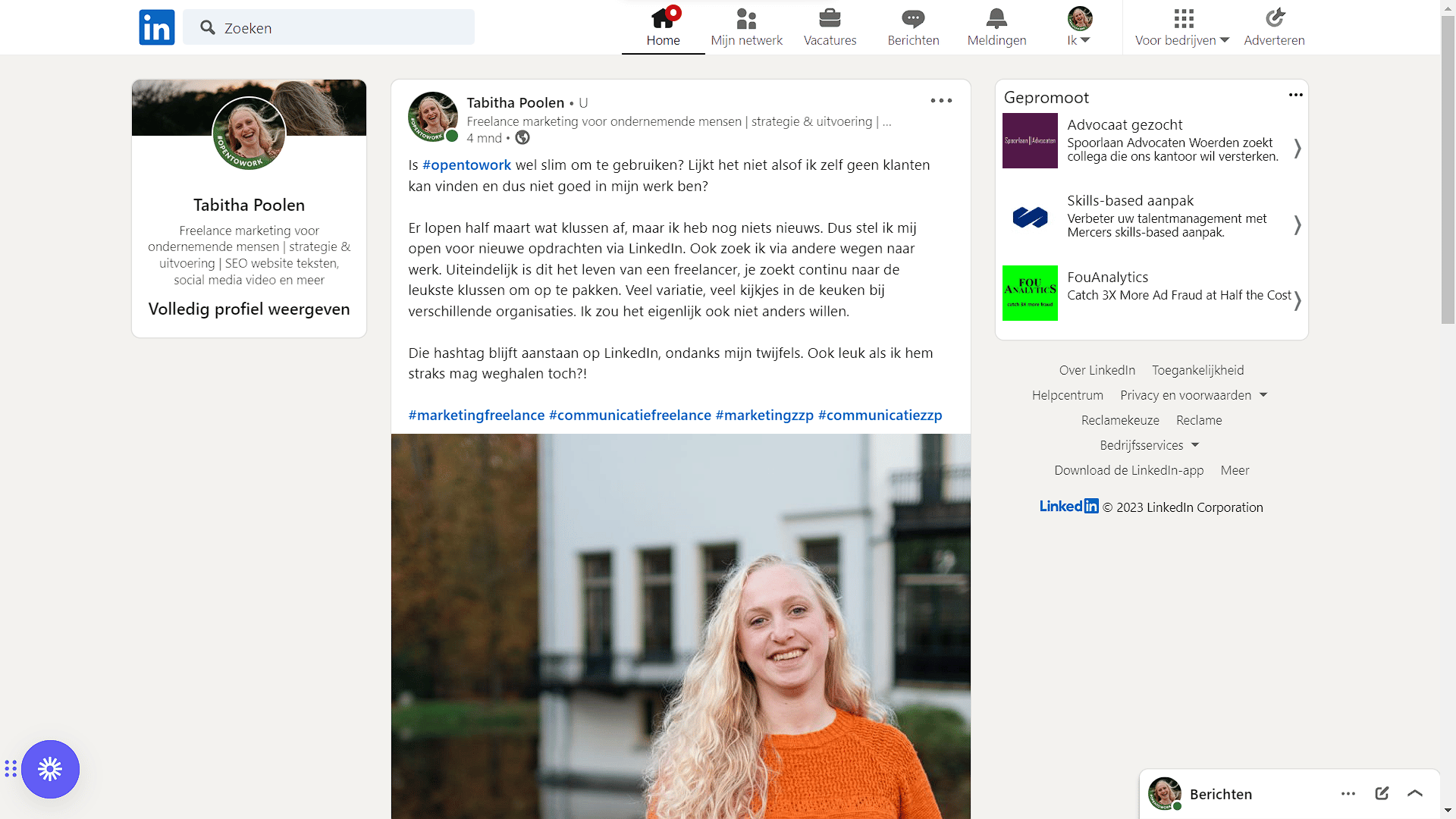 Learning LinkedIn wees open en kwetsbaar