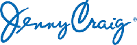 Jenny Craig logo in blue script.