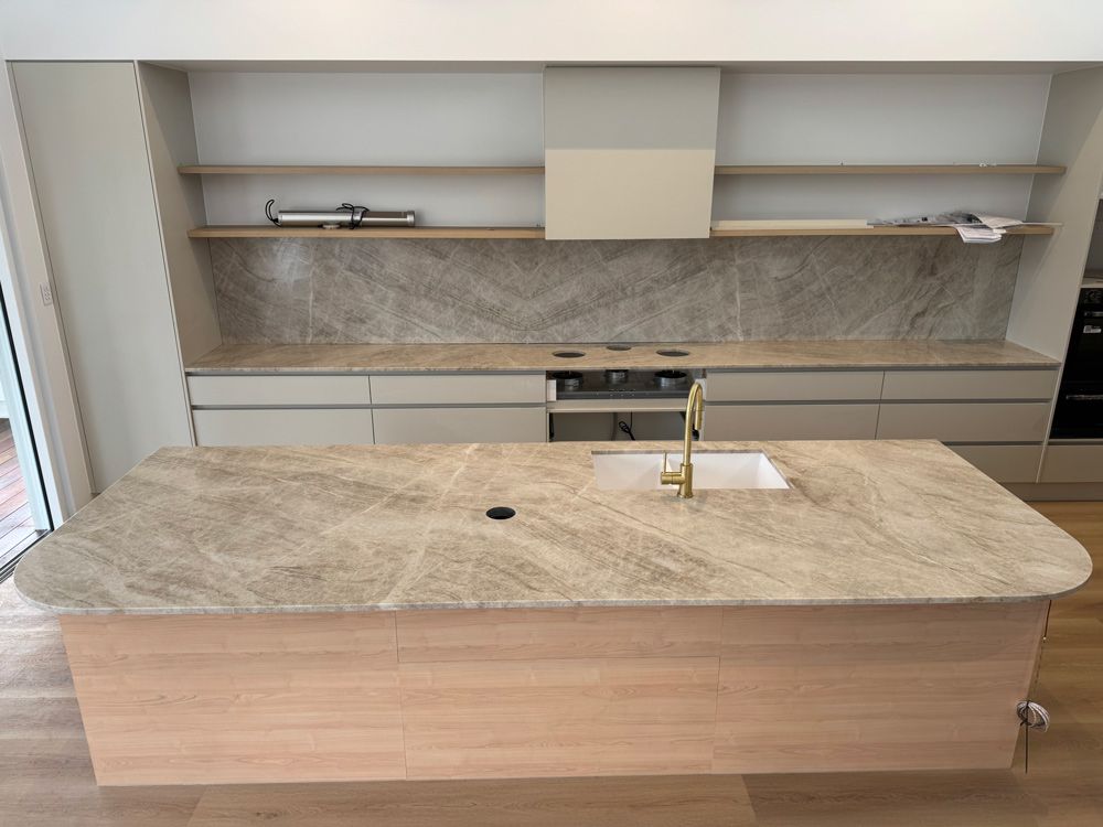 A High-quality Stone Benchtop In Gold Coast Home
