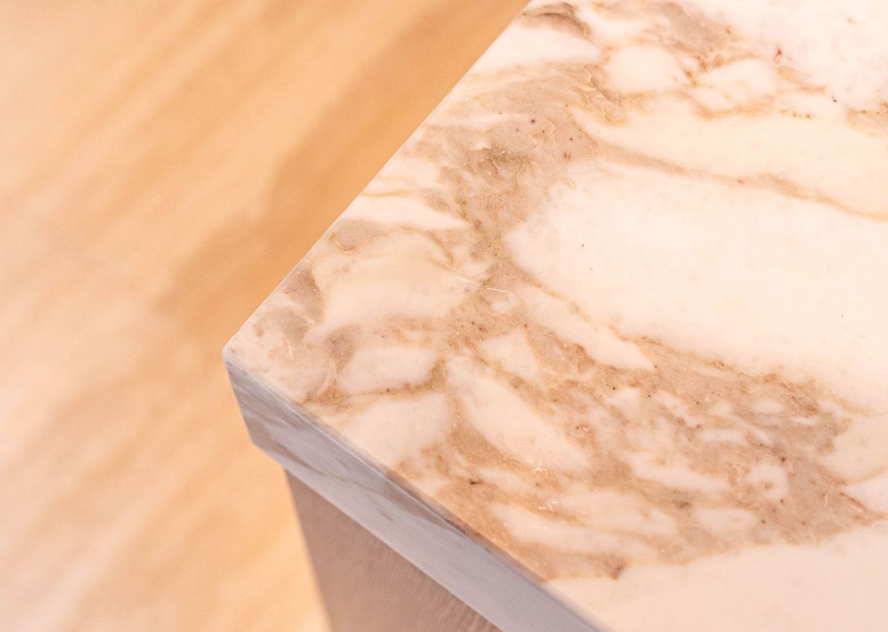 Close-Up Of A Stone Benchtop In a Gold Coast Home