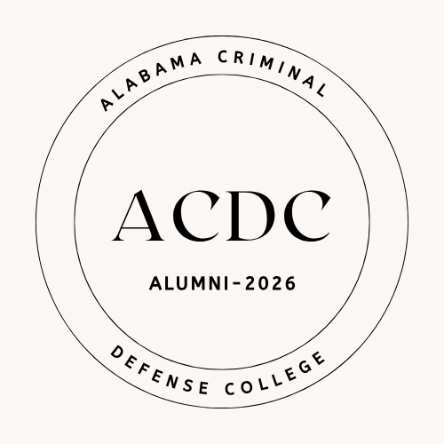 Alabama Criminal Defense College Alumni seal