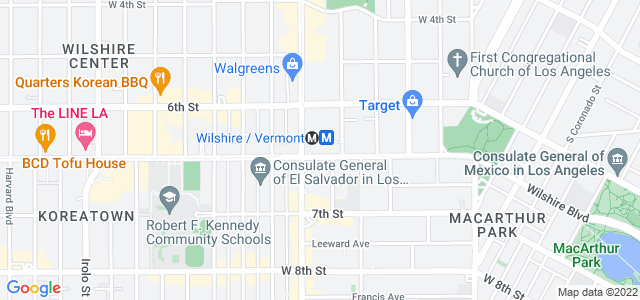 Map of business location