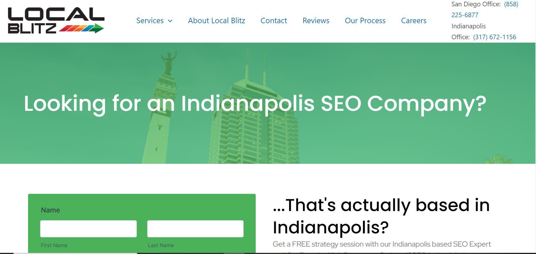 Local Blitz Indianapolis SEO company