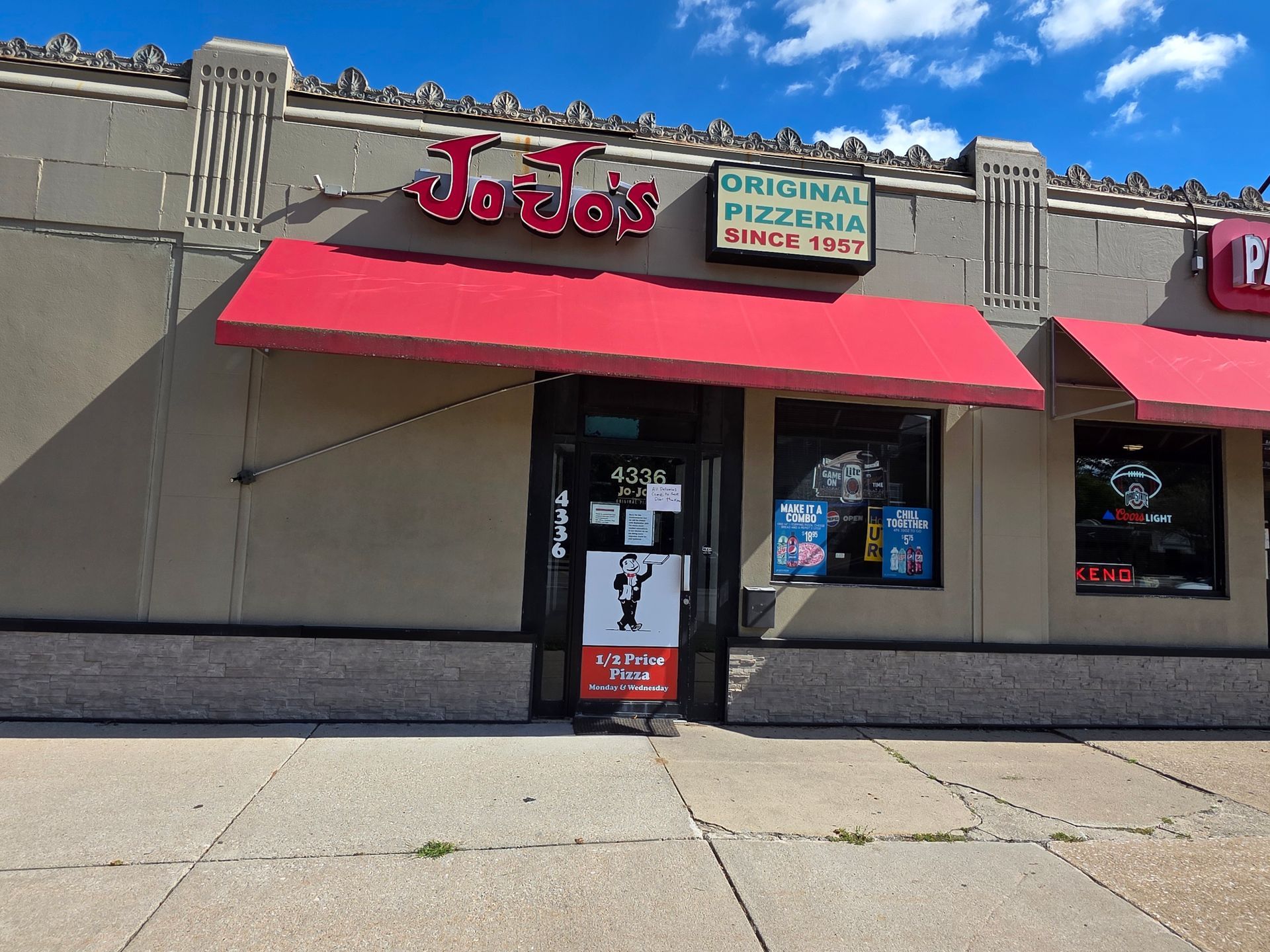 Jo-Jo's Original Pizzeria - Monroe building