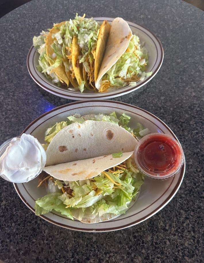 Tacos at Jo-Jo's Original Pizzeria