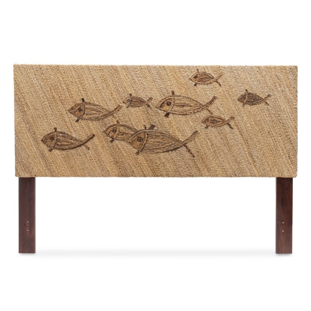 Hand-Woven School-Of-Fish Headboards are available in Twin, Queen, and King sizes at Bratz Consignment Furniture Warehouse in Fort Myers, Florida.