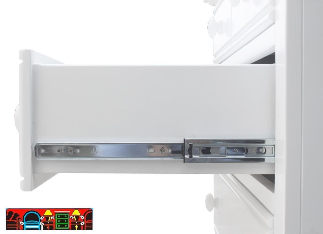 Cape Cod Dresser Drawer in solid wood, featuring white finish.