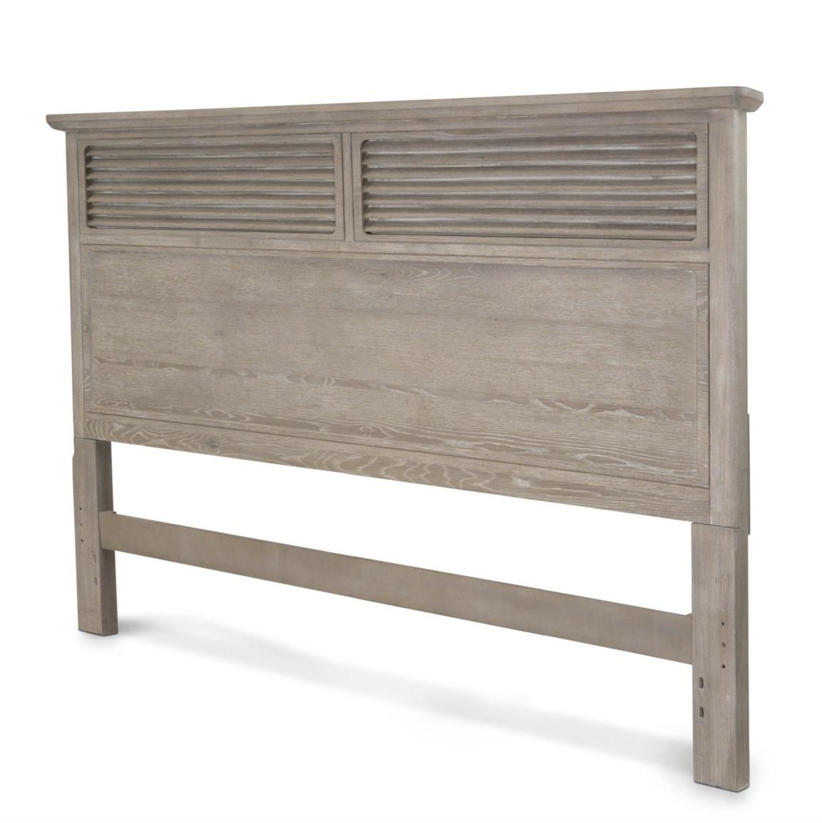 glazed driftwood headboard