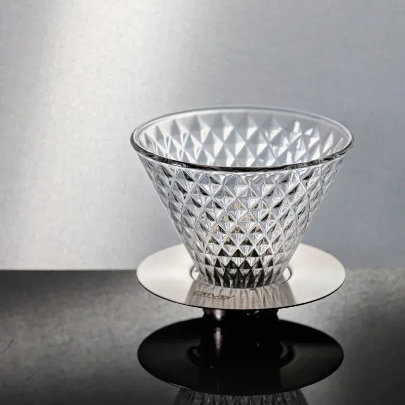 Driver 鑽石濾杯2-4cup 玻璃濾杯 手沖器具