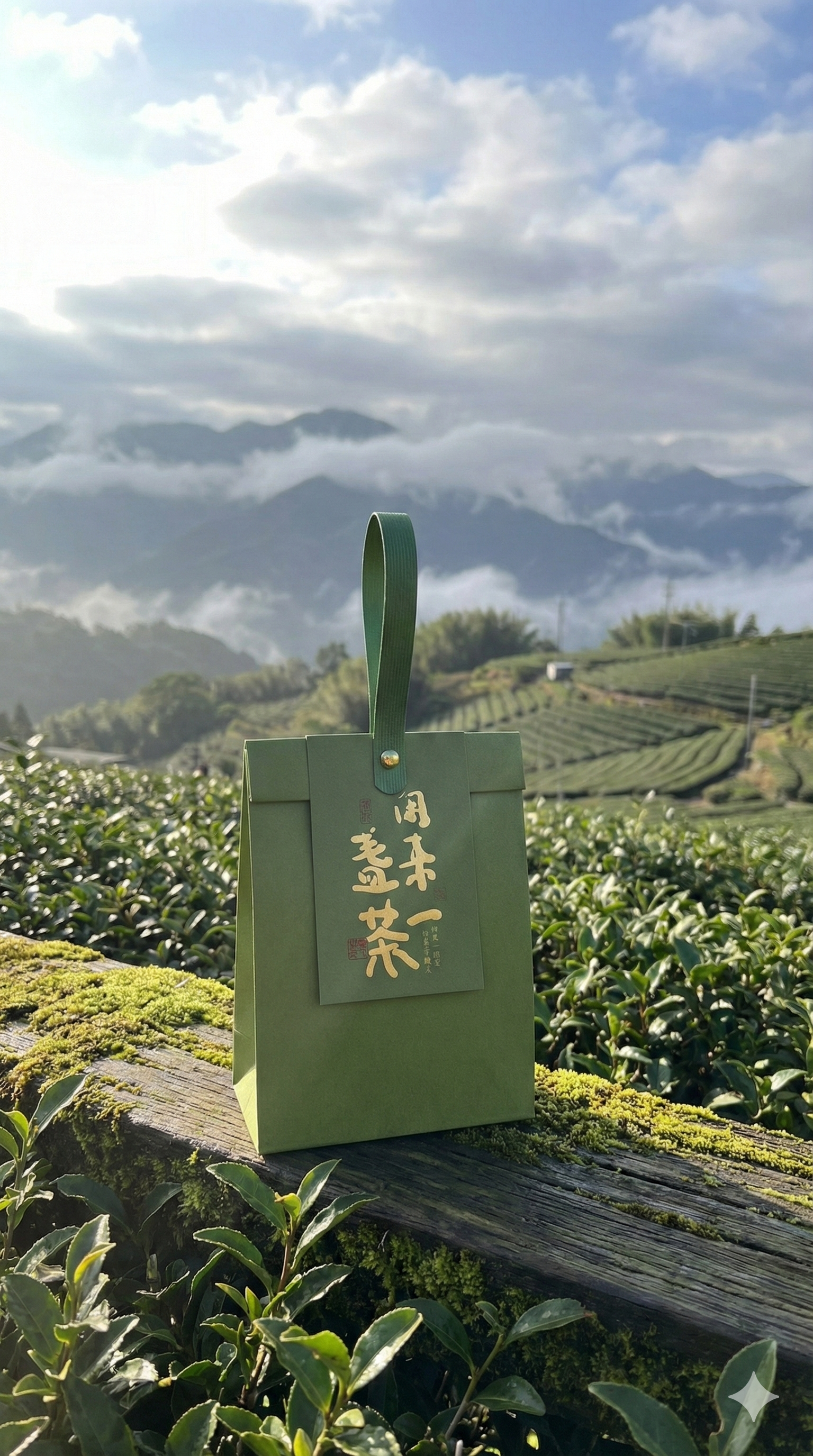 100%自然農法高山綠茶(茶包)15入