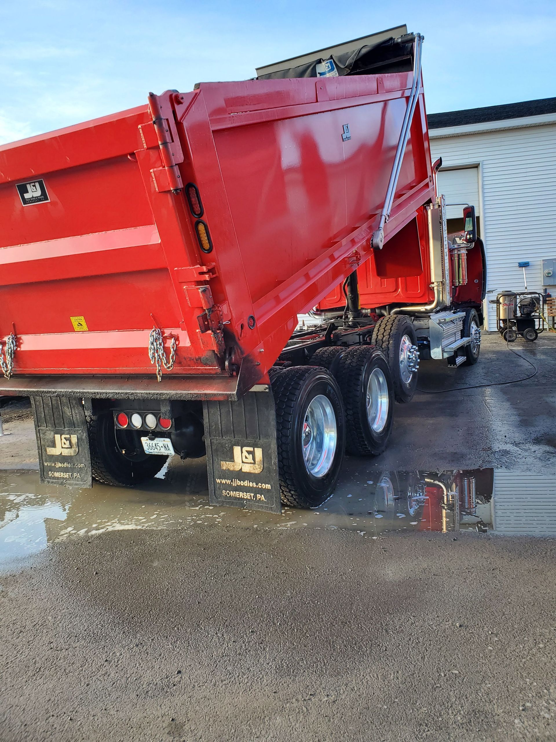 Pressure washing