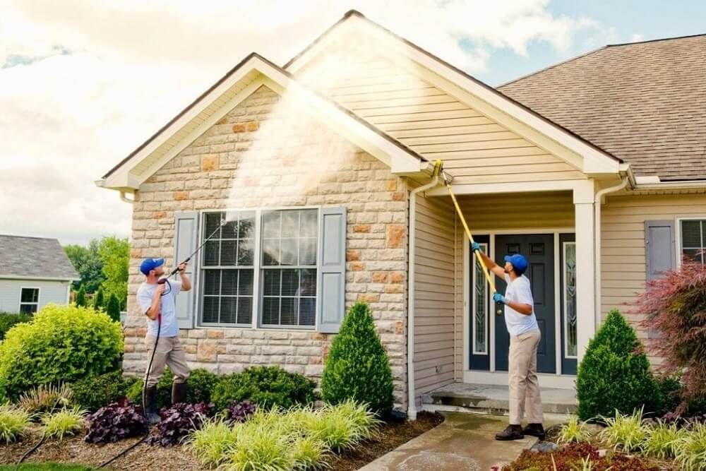 Pressure washing