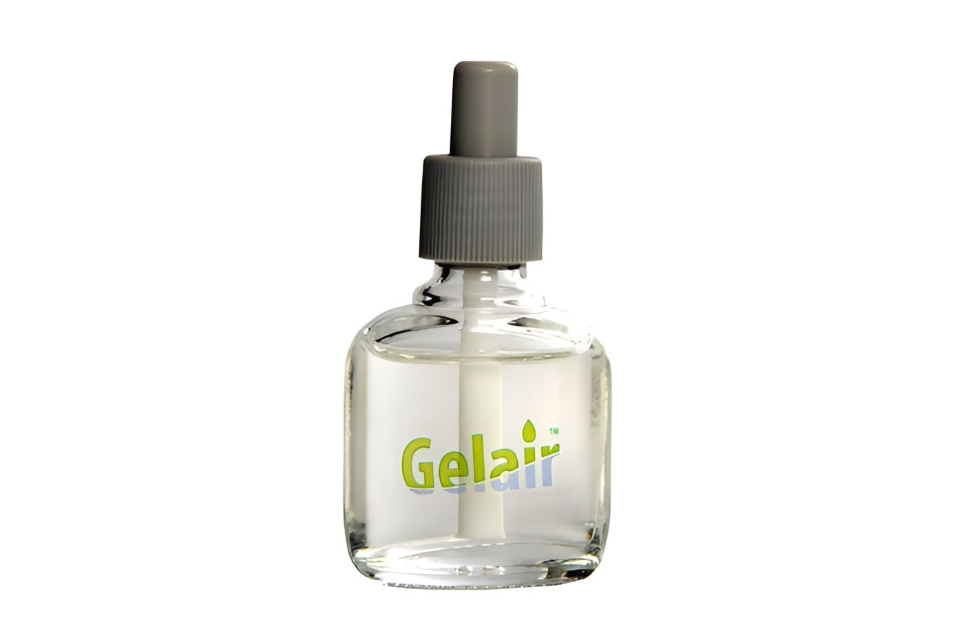 A Bottle of Gelair With a Dropper on a White Background — Tea Tree Solutions in Manunda, QLD