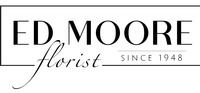 Ed Moore Florist logo with black serif text and “since 1948” on white background