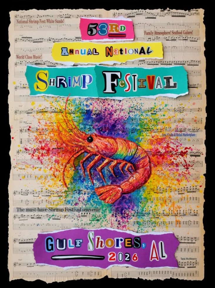Gulf Shores Shrimp Festival Poster 2026