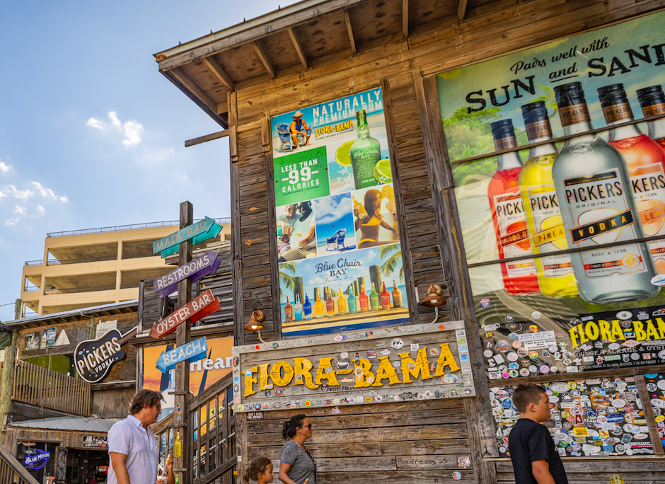best beach bar, beach bar near me, live music, top beach bar, flora bama, florabama