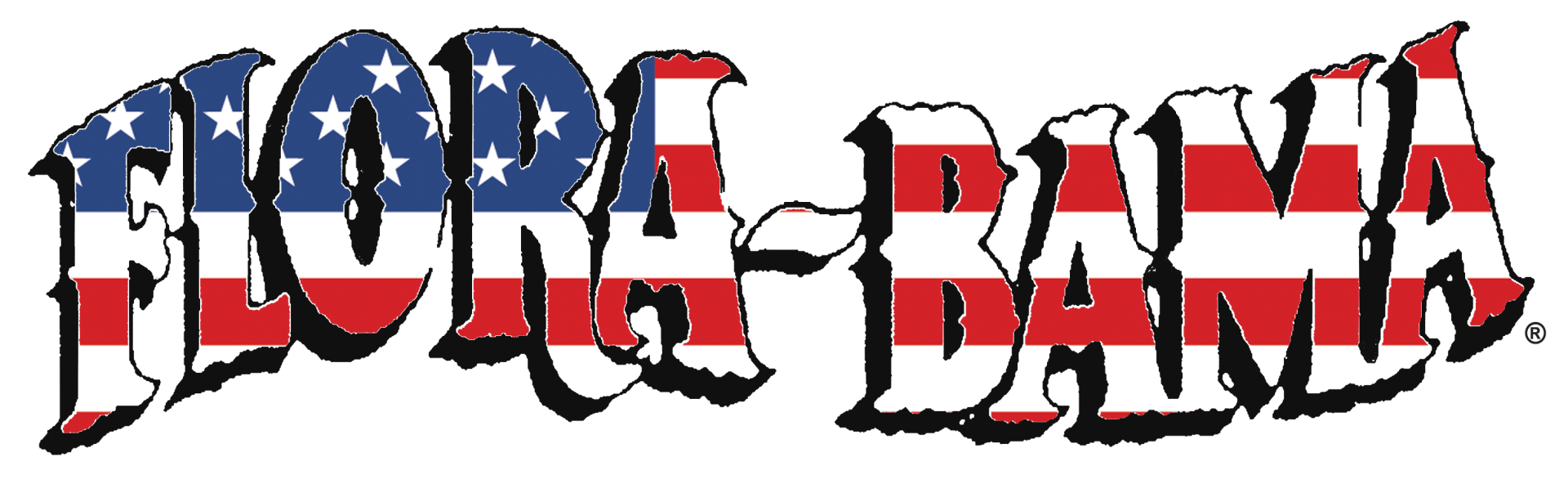 Flora-Bama Logo American Flag