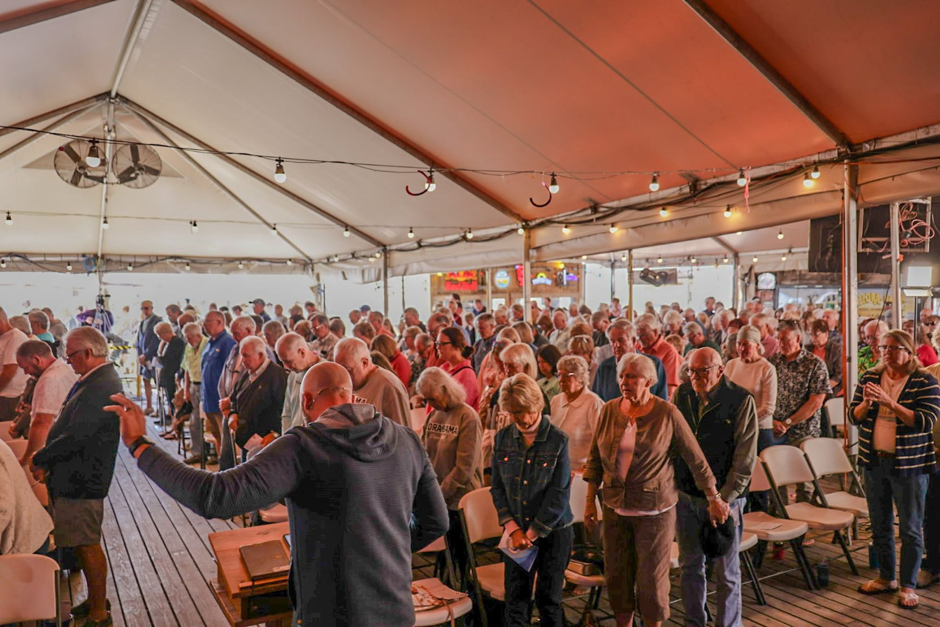 flora bama church worship on the water