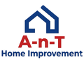 A-n-T Home Improvement logo with blue house icon and red-and-blue text
