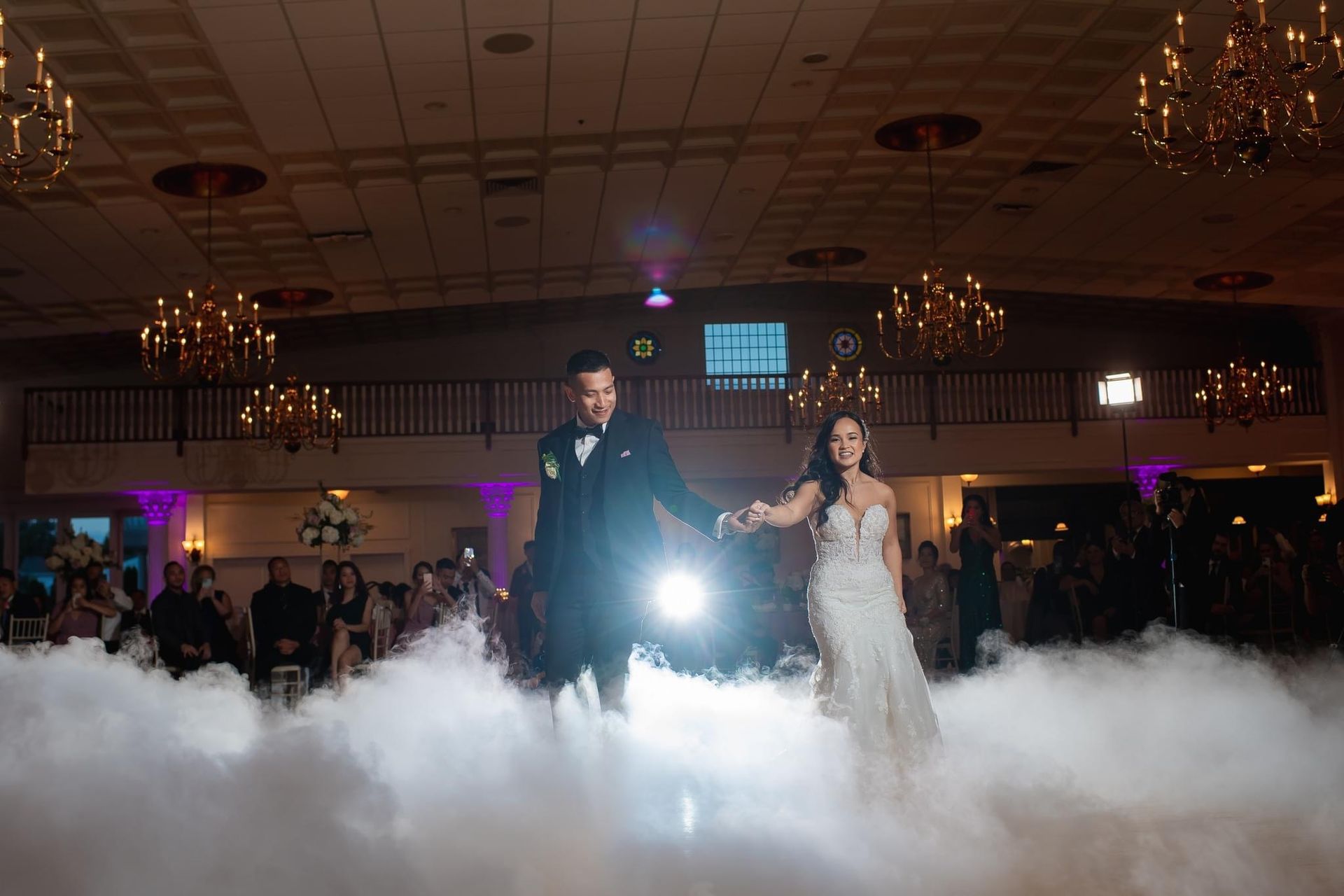 Aqua Turf Wedding DJ Dance on a Cloud

