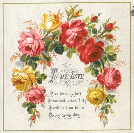 Old Valentine's Day card